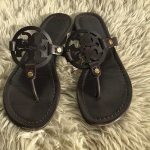 Tory Burch Brown Leather Sandals!